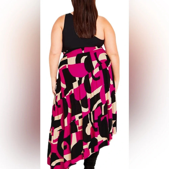 New With Tag Women's Plus Size Skirt Saskia Print - Picture 5 of 11